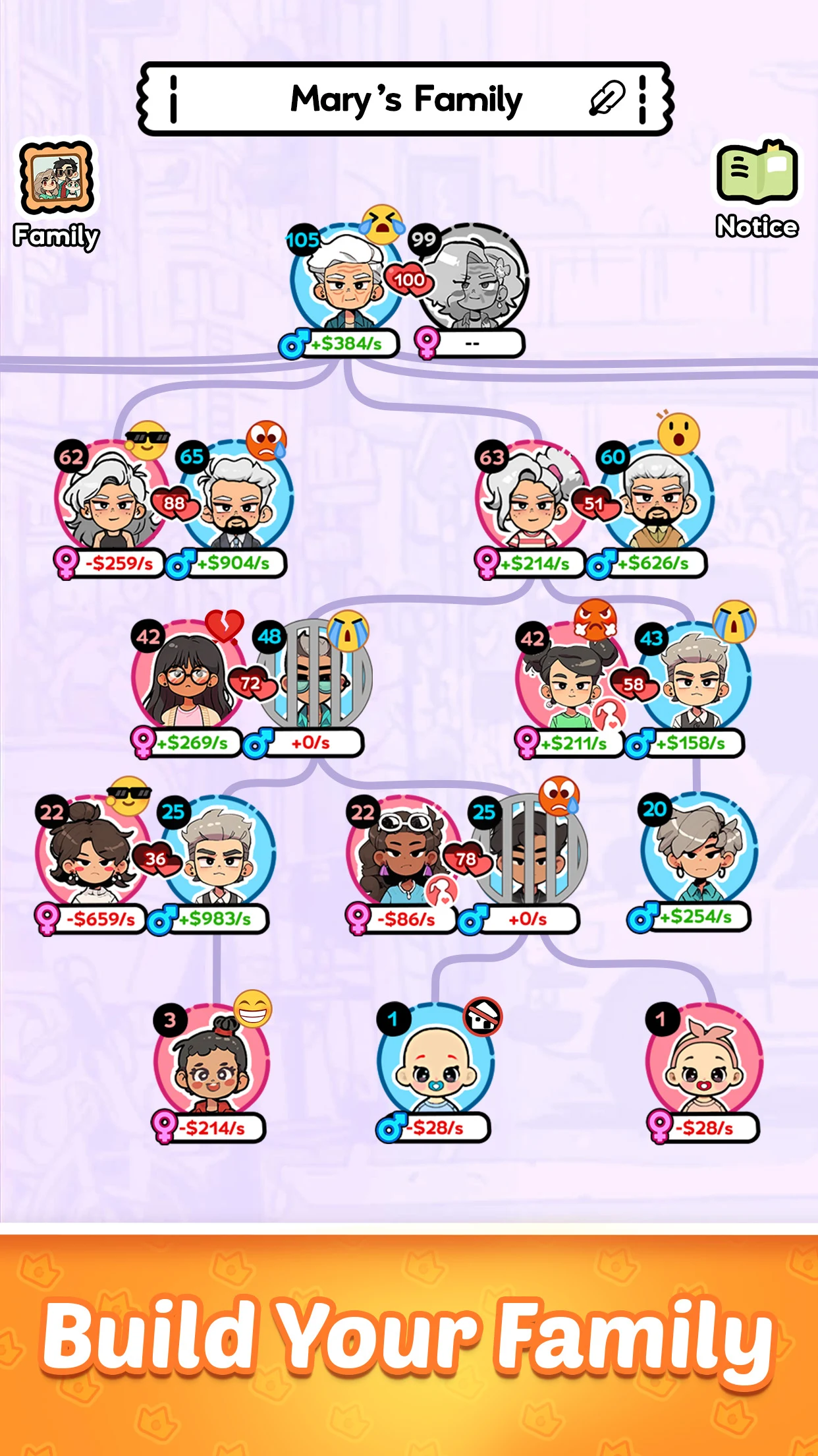 Family Go! - Lifetime Sim game screenshot